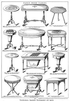 Squares: Fancy Wood Tables, Plate 101.5