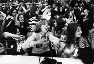 Fans at a David Cassidy concert, c.1974
