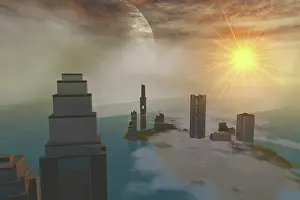 Metropolis: A fantasy science fiction world on another planet