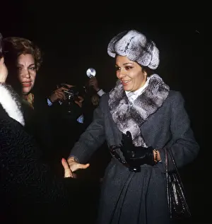 Farah Pahlavi on visit to USSR, 1970