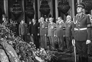 Paying: Farewell ceremony of Dmitry Ustinov