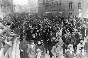 Disgrace: Farewell parade of the cadets, 1920