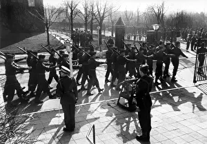 Itzehoe: Farewell parade of the Danish army in Itzehoe