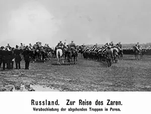 Bids: Farewell of russian troops, 1904/1905