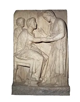 Stelae: Farewell Stelae. Classical Greek art