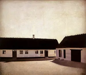 Hammershoi: A Farm in Sealand, Refsnaes, Denmark