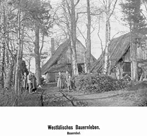Farmhouse: Farm in Westphalia, around 1895