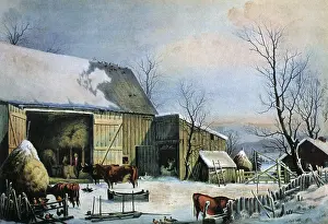 Merritt: Farm-Yard in Winter