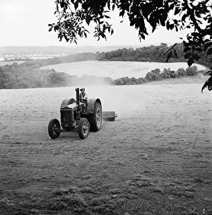 Chalky: Farmer driving a Tractor