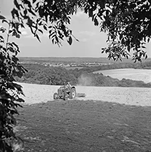 Chalky: Farmer driving a Tractor