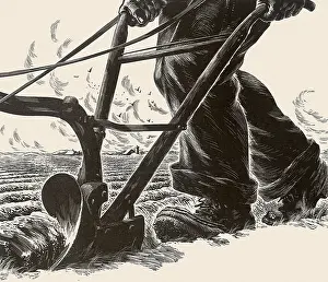 Plow: Farmer and His Field