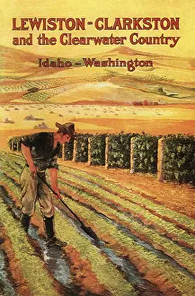 Pamphlet: Farmer in Fields
