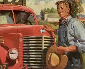 Husbandry: Farmer and Pick-up Truck