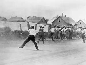Strikers: Farmer riots in New Jersey, 1934