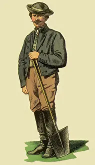 Planted: Farmer with Shovel