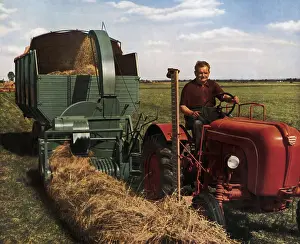 Kola: Farmer with tractor