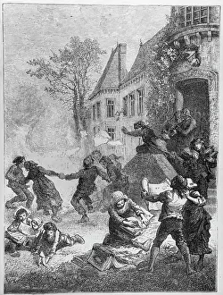 Feudal: Farmers Burning the Registers of