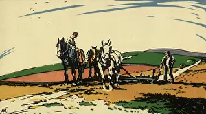Barnyard: Farmers Ploughing Field