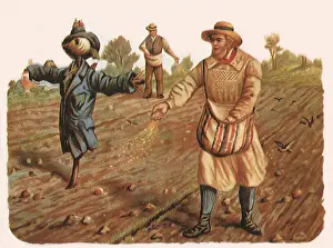 Farmers and Scarecrow