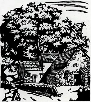 Infront: Farmhouse by the Road