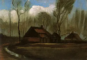 Farmhouses: Farmhouses, by Van Gogh