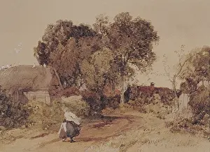 Fennel: Farmstead with Figures and Trees