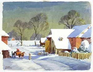 Sherwin: Farmyard in the snow