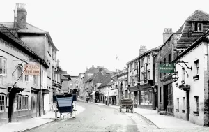 Farnham: Farnham, Downing Street 1904