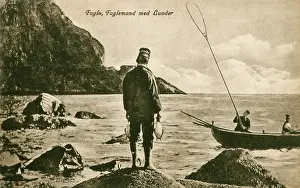 Puffins: Faroe Islands, Denmark - Catching puffins