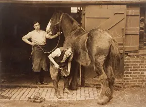 Farrier: FARRIER AT HIS FORGE