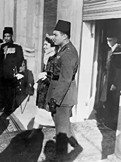 Faruk: Faruk I and Farida of Egypt, 1938