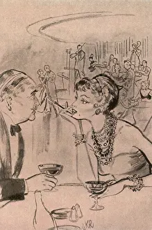 Leans: Fascinated Woman