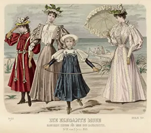 Mutton: FASHION ON BEACH, 1895