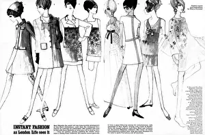Rayon: Fashion Illustration, 1966