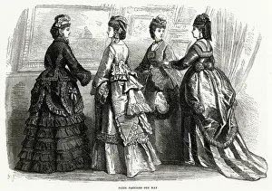 Bustles: Fashion for May 1870