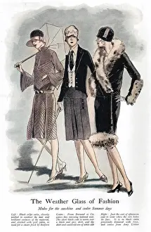 Couturiers: Fashion modes for summer, 1927