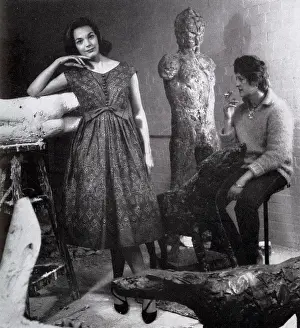 Beatnik: Fashion shoot in Elisabeth Frink's studio