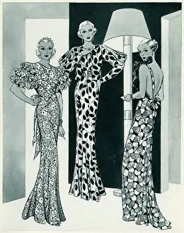 Frilled: Fashion for winter 1934