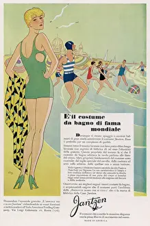 Backless: FASHIONABLE BATHERS 1930