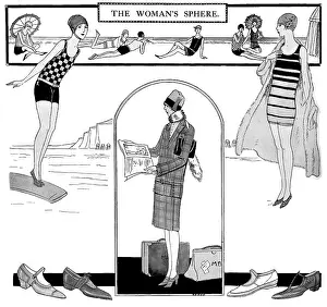 Durward: Fashionable bathing suits of the 1920s