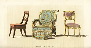 Carved Wood: Fashionable chairs, Regency era