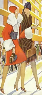 Fashionable shoppers