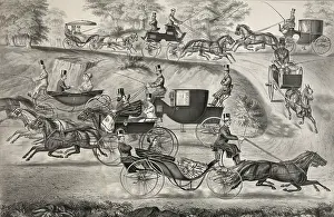 C1869: Fashionable turn-outs in Central Park