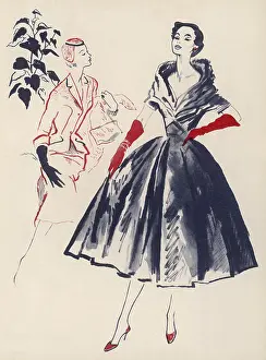 Shantung: Fashions for 1954