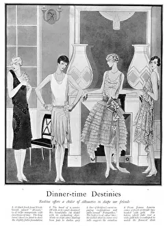Jeane: Fashions for dinner-time, Paris, 1927