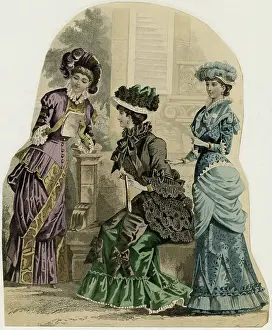 Flounces: Fashions Early 1880s