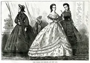 Flounce: Fashions for February 1864