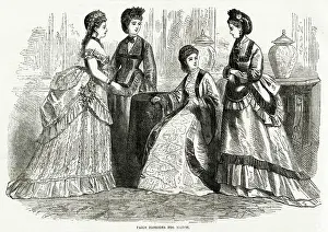 Bustles: Fashions for March 1870