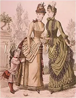 Bustles: FASHIONS MARCH 1885