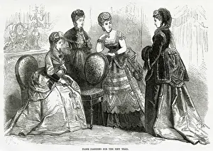 Bustles: Fashions for New Year 1870
